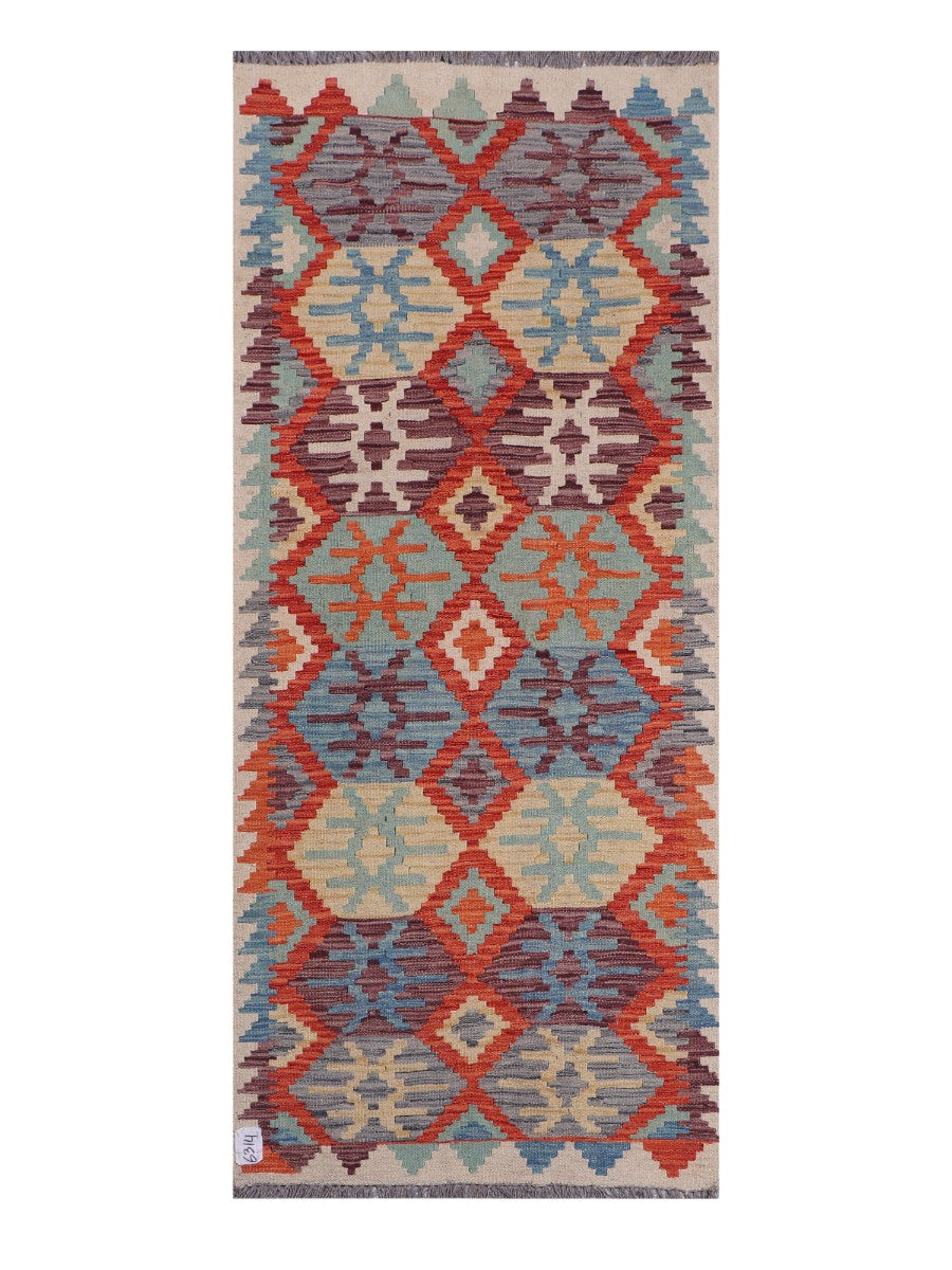 Maimana Kilim - 198 x 84 cm