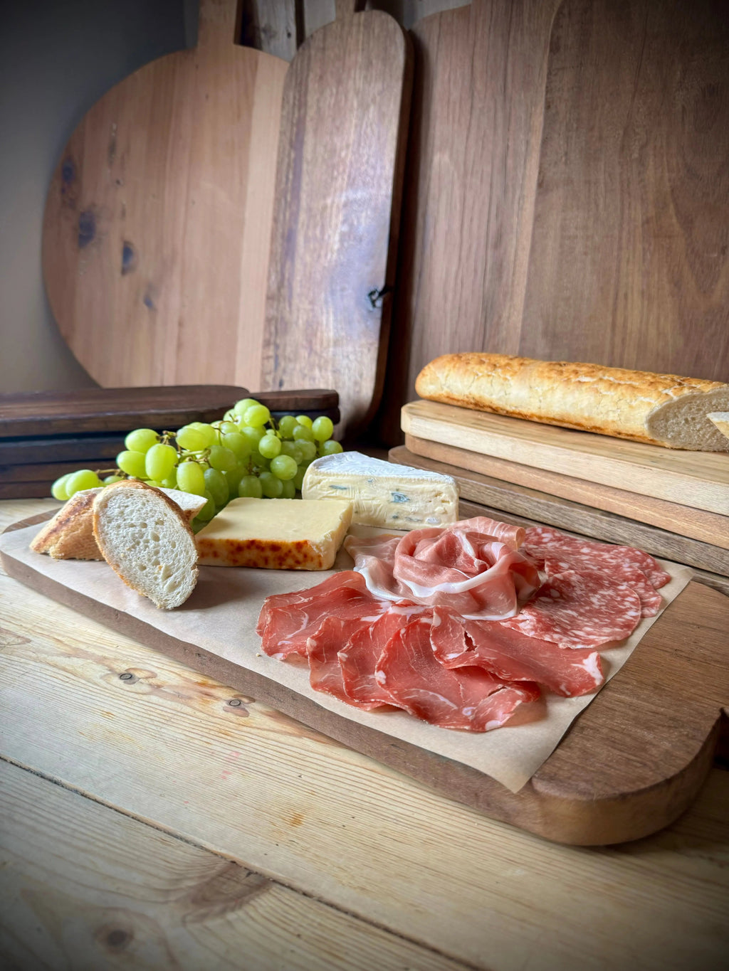 Rustic Warehouse Norfolk Reclaimed Wood Charcuterie Serving Board