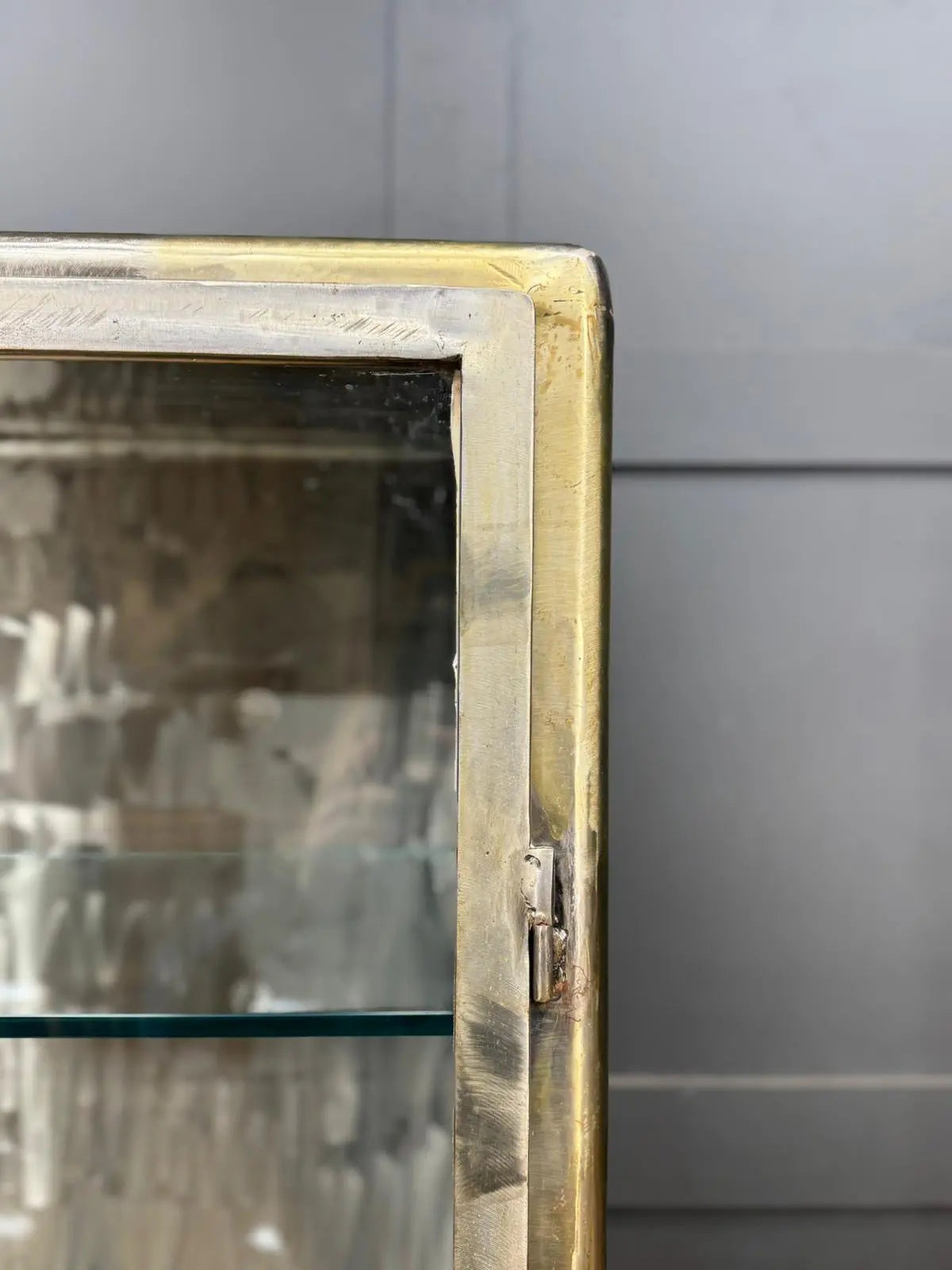 Industrial Medical Display Double Cabinet – Shop Display / Apothecary Bathroom