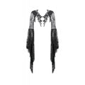 Dark In Love Gothic Lace Bell Sleeve Cape – Dragon Embroidery