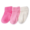 HelloBaby Girls Pack of 3 Baby Socks Cotton Rich - Pink