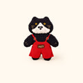 LuLuFun Studio George Kitty Tuxedo Cat Plush Bag Charm - Soft Kawaii Toy