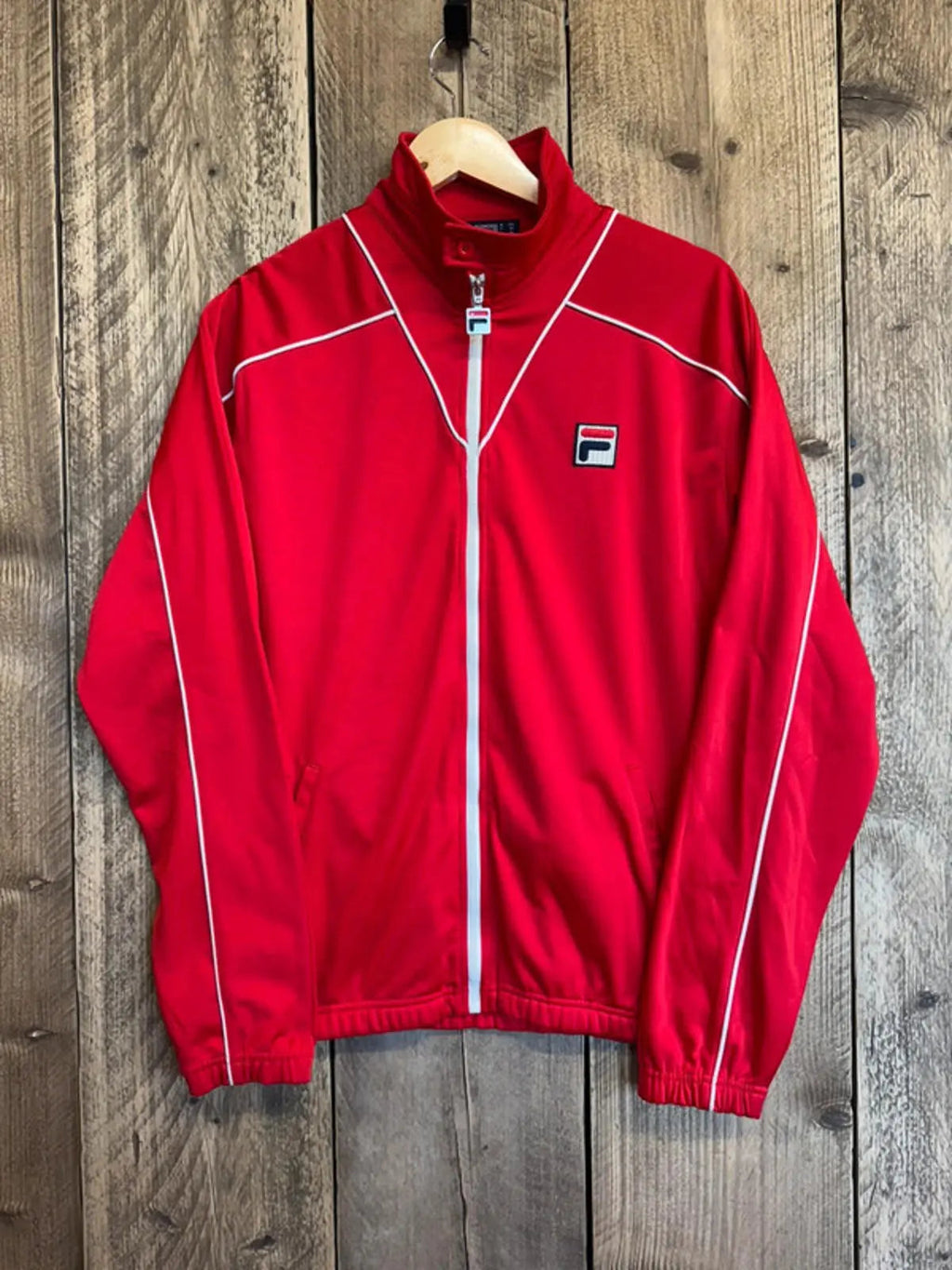 Vintage Fila Tracksuit Top Men’s Medium Made in Italy Football Terrace Clothing