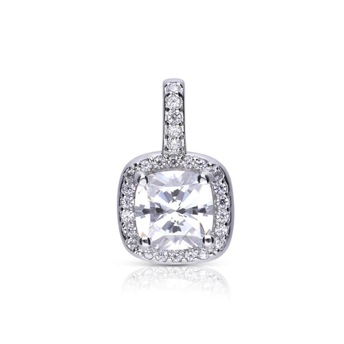 Diamonfire Square Pave Set Pendant by Gecko Jewellery Retail