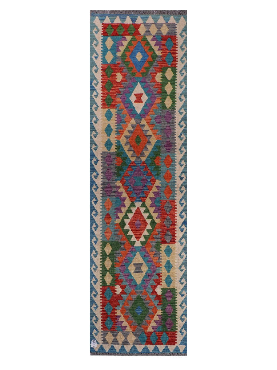 Maimana Kilim Runner - 295 x 83 cm