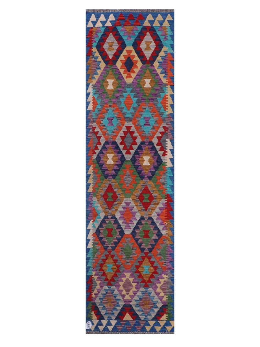 Maimana Kilim Runner - 281 x 77 cm