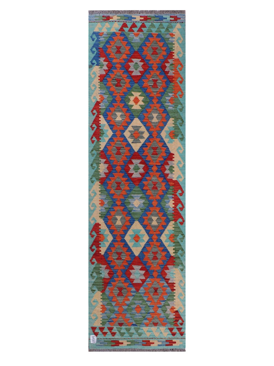 Maimana Kilim Runner - 287 x 82 cm