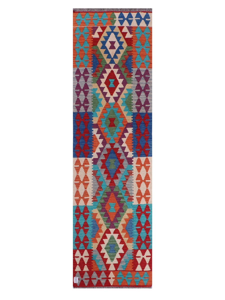 Maimana Kilim Runner - 286 x 81 cm