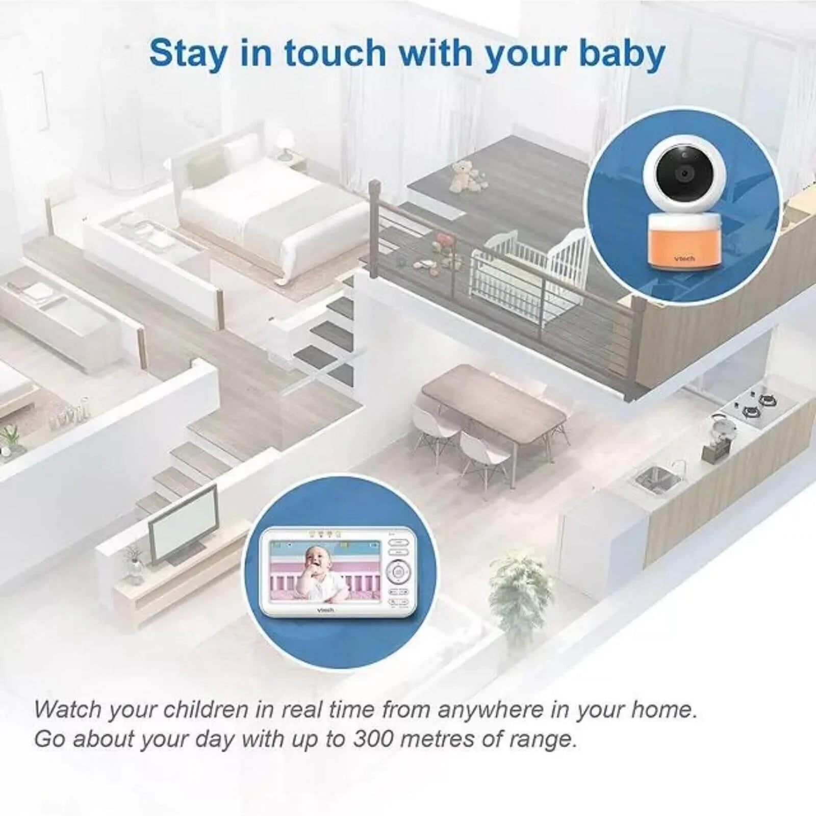 VTech VM5463 5" Digital Baby Monitor