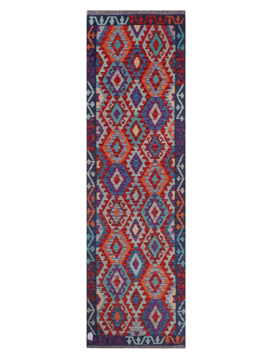 Maimana Kilim Runner - 283 x 83 cm