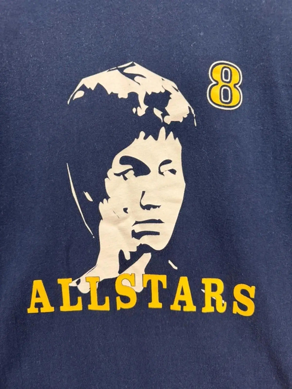 Vintage Ringspun Allstars Bruce Lee 8 T-Shirt Medium