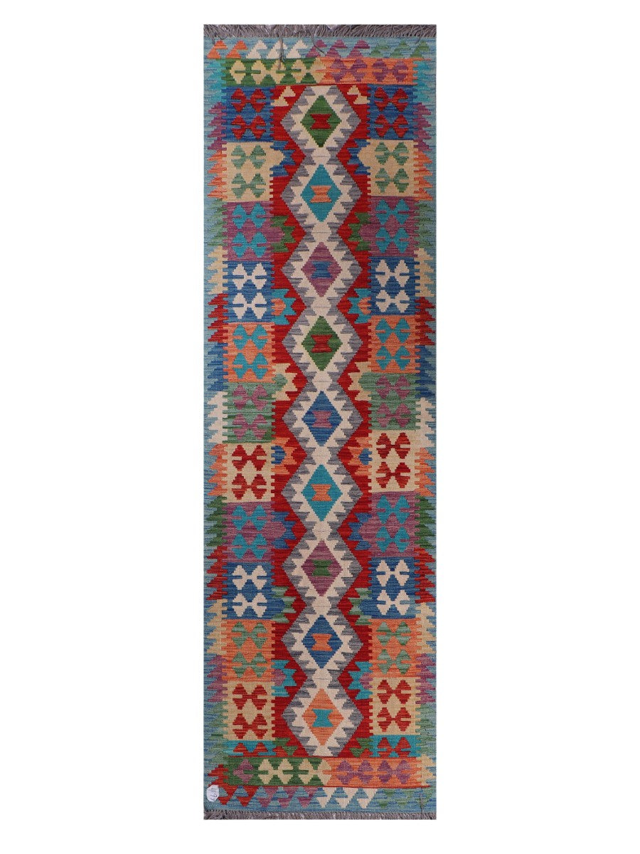 Maimana Kilim Runner - 293 x 86 cm
