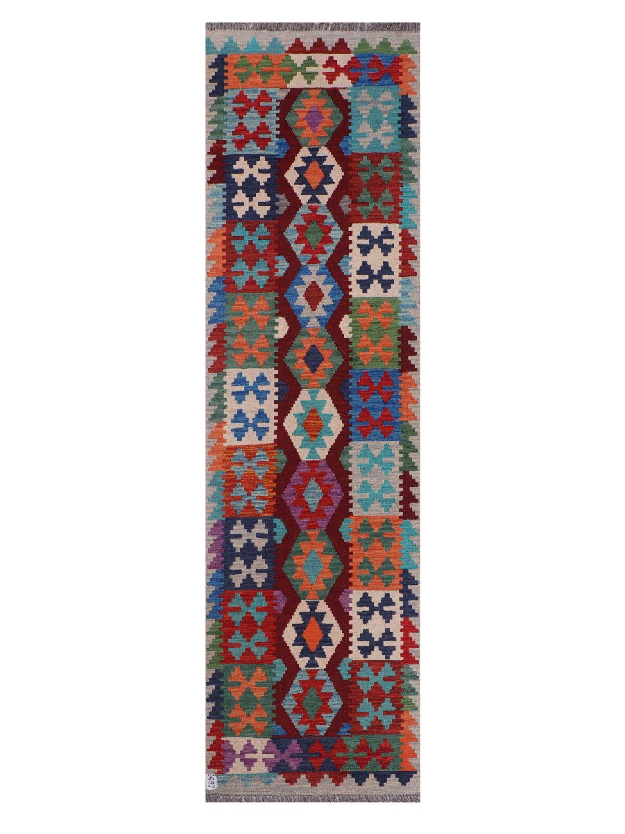 Maimana Kilim Runner - 293 x 81 cm