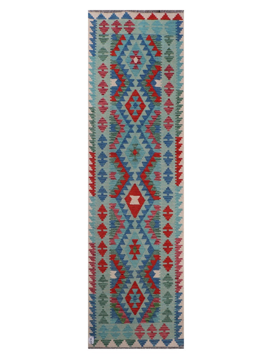 Maimana Kilim Runner - 289 x 82 cm