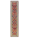 Maimana Afghanistan Kilim Runner - 379 x 80 cm