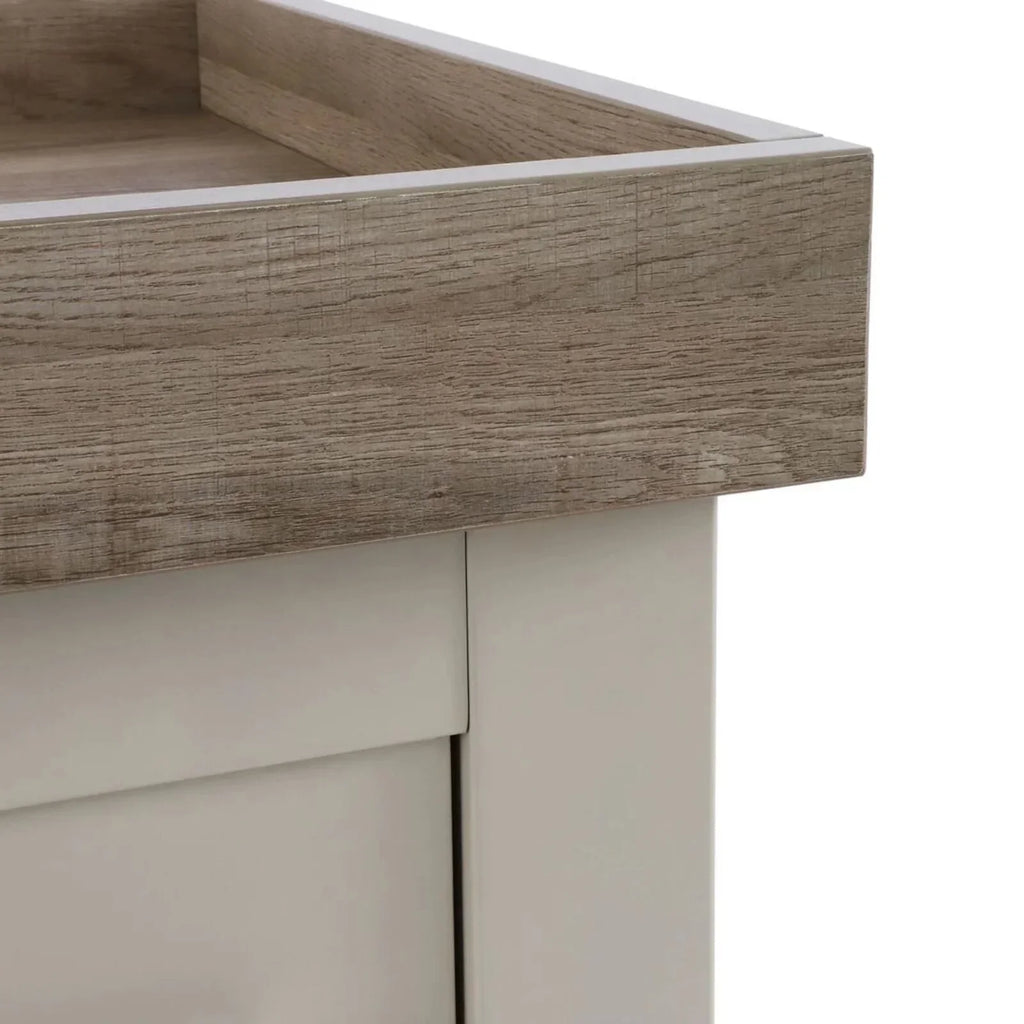 Charnwood Bordeaux Dresser & Baby Changer - Oatmeal