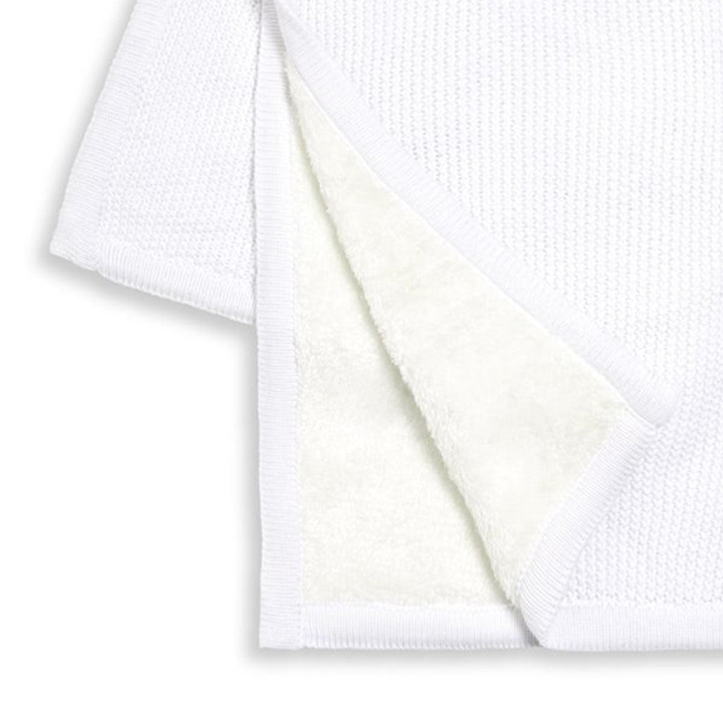 Little Green Sheep Organic Knitted Fleece Baby Blanket