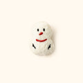 LuLuFun Studio Snowman Woollen Brooch – Handcrafted Kawaii Winter Pin