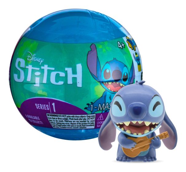 Disney Stitch Mash'ems Squishy Collectible Figure Blind Box Capsule