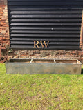Vintage Galvanised Trough Planter / Herb Garden /Raised Bed Pond /Plant Pot F