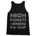 Gothic Attitude High Functioning Tank Top – 100% Cotton Fitted Vest
