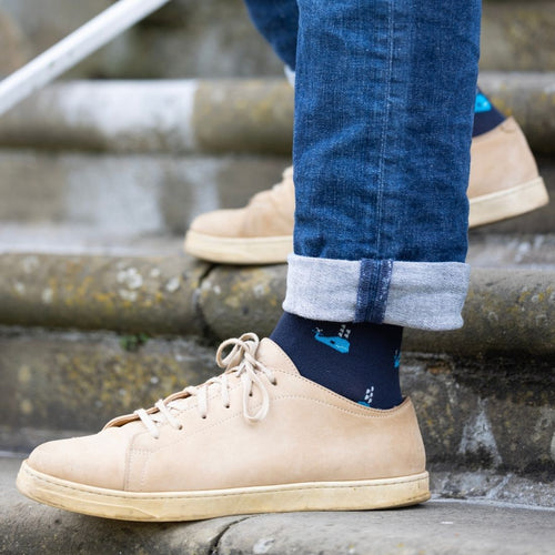 Swole Panda Whale Bamboo Socks – Breathable Sustainable Novelty Socks