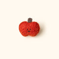 LuLuFun Studio Apple Woollen Brooch – Handcrafted Kawaii Fruit Pin