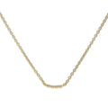 Diamonfire Anchor Chain Necklace in Sterling Silver – 50cm to 60cm