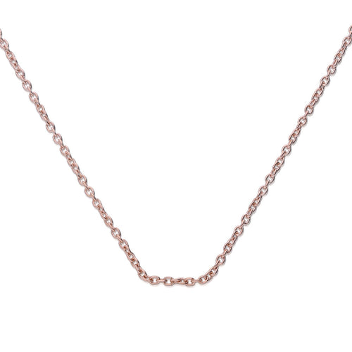 Diamonfire Anchor Chain Necklace in Silver - Adjustable 60cm–70cm