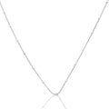Gecko Jewellery Diamonfire Ball Chain Necklace with Extender 42.5-50cm