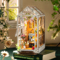 Rolife Garden House DIY Book Nook – 3D Wooden Miniature Model Kit