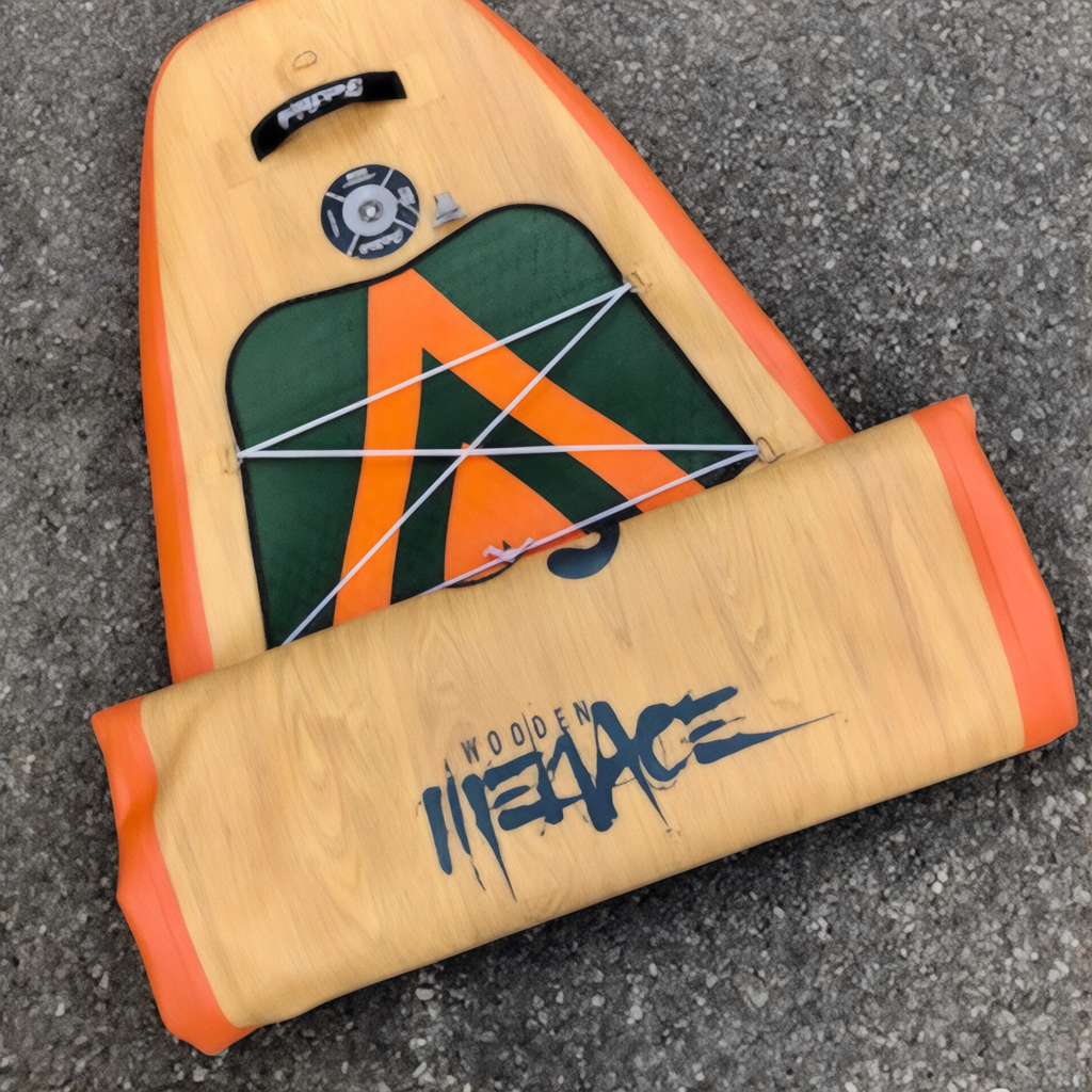 FatStick Wooden Menace 11'2 Inflatable Paddle Board & Kayak Hybrid