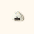 LuLuFun Studio Onigiri Woollen Brooch – Handmade Kawaii Food Pin