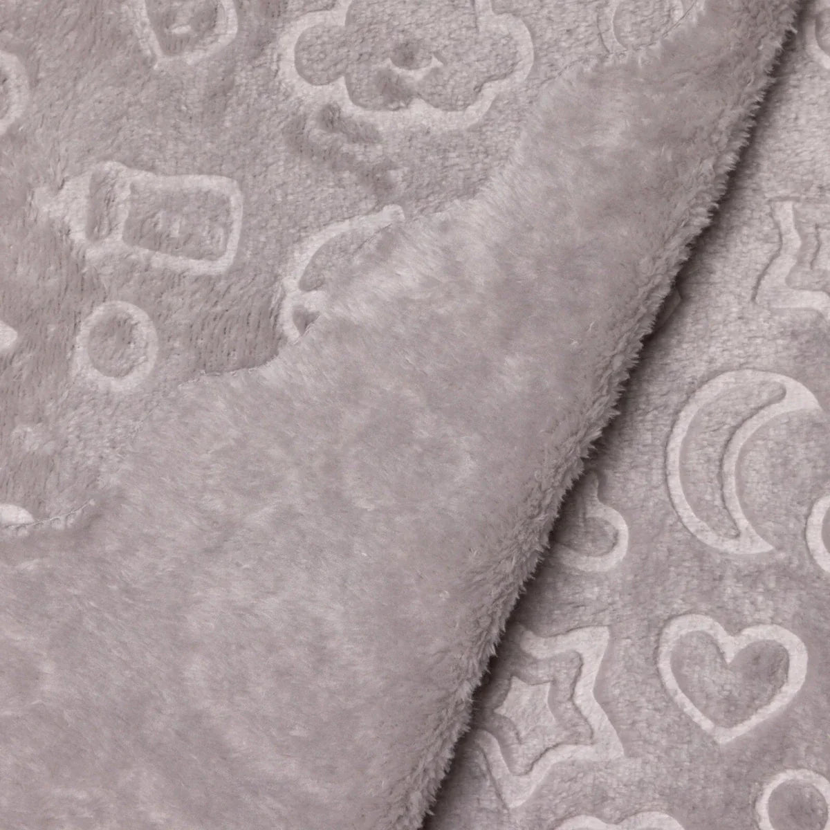 Little Dreams Unisex Plush Blankets - Grey