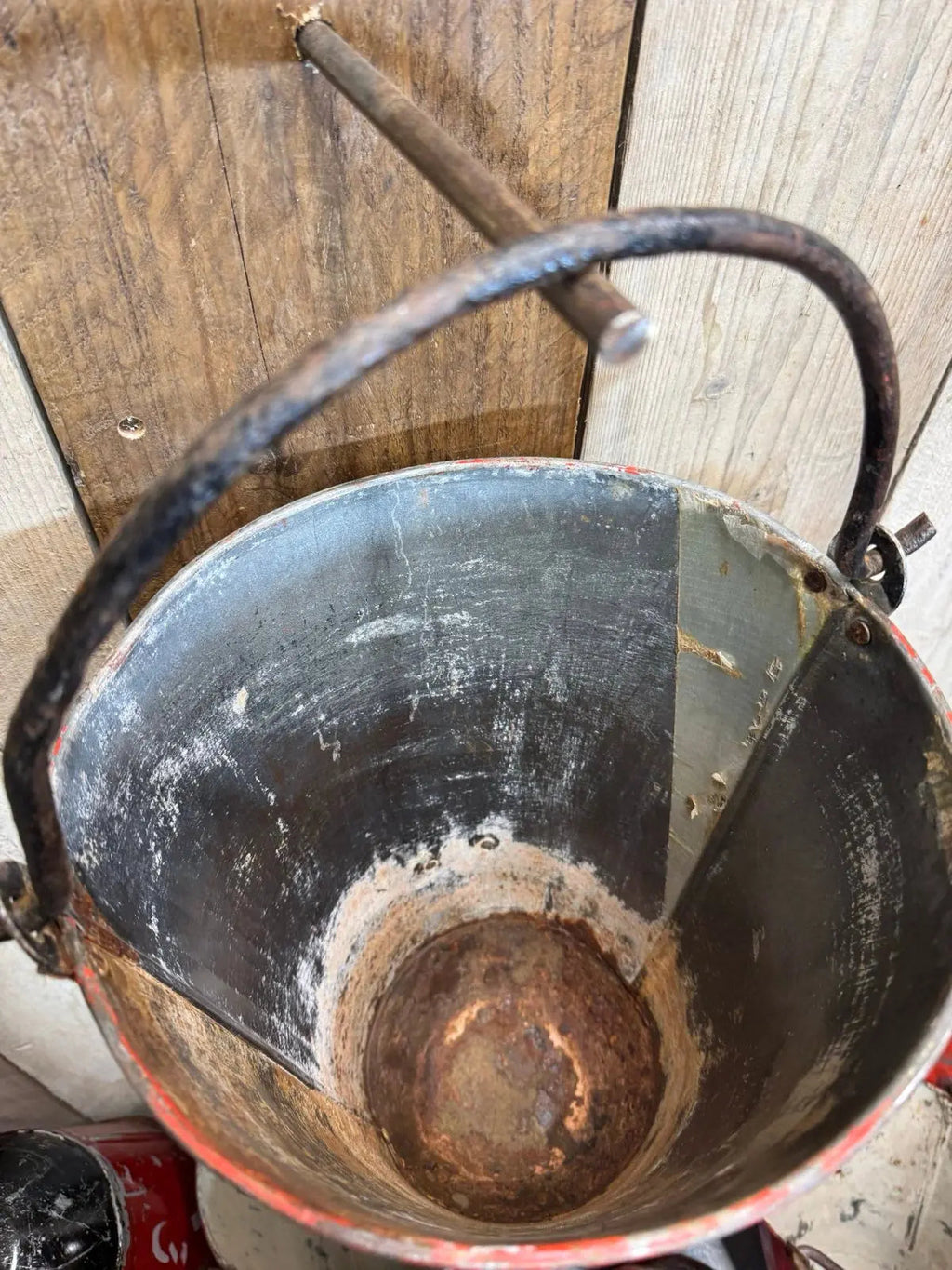 Rustic Warehouse Norfolk Vintage Galvanised Metal Hanging Planter Bucket