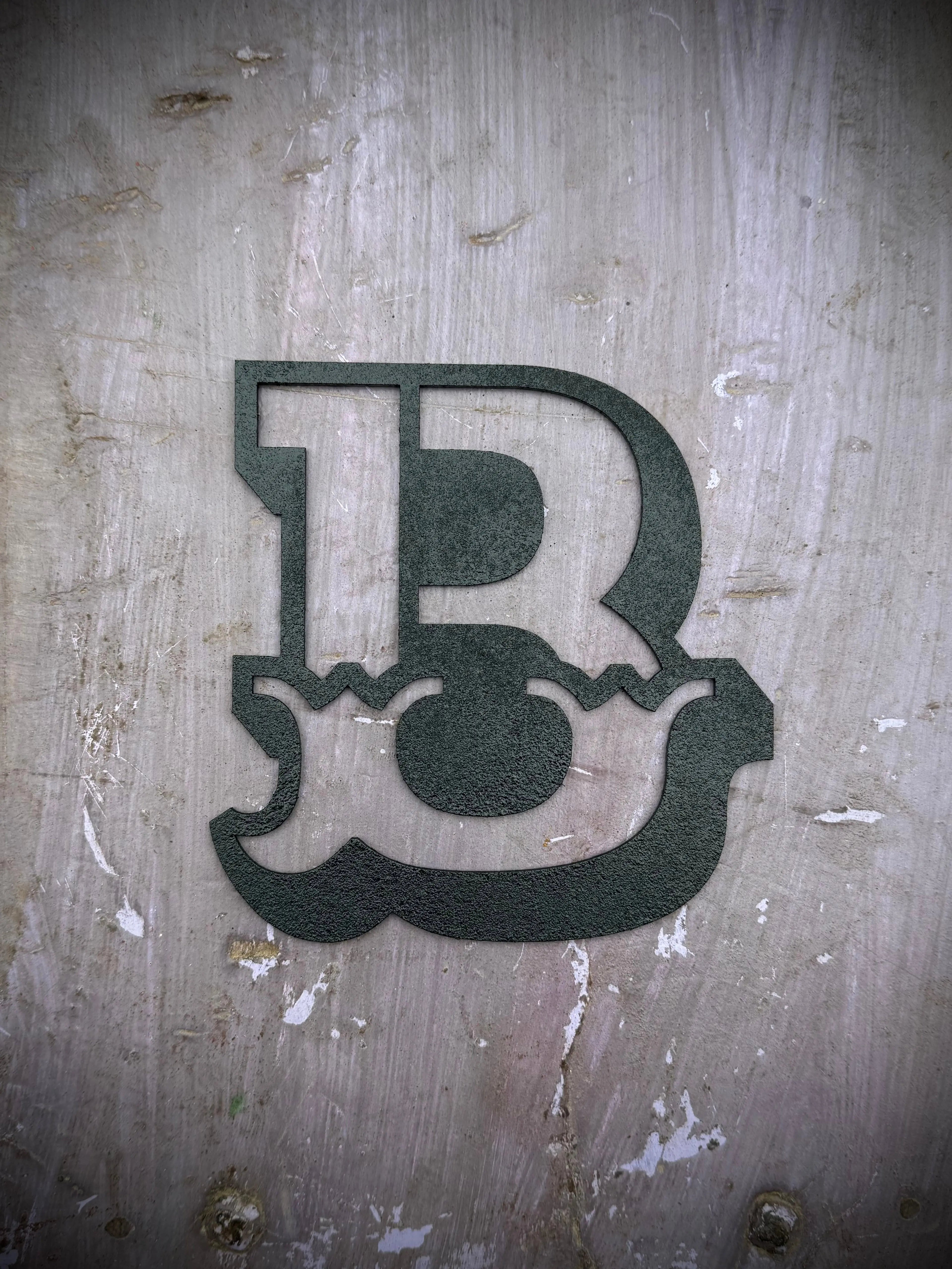 Rustic Black Metal Carnival Letters | Industrial Steel Wall Decor by RWN