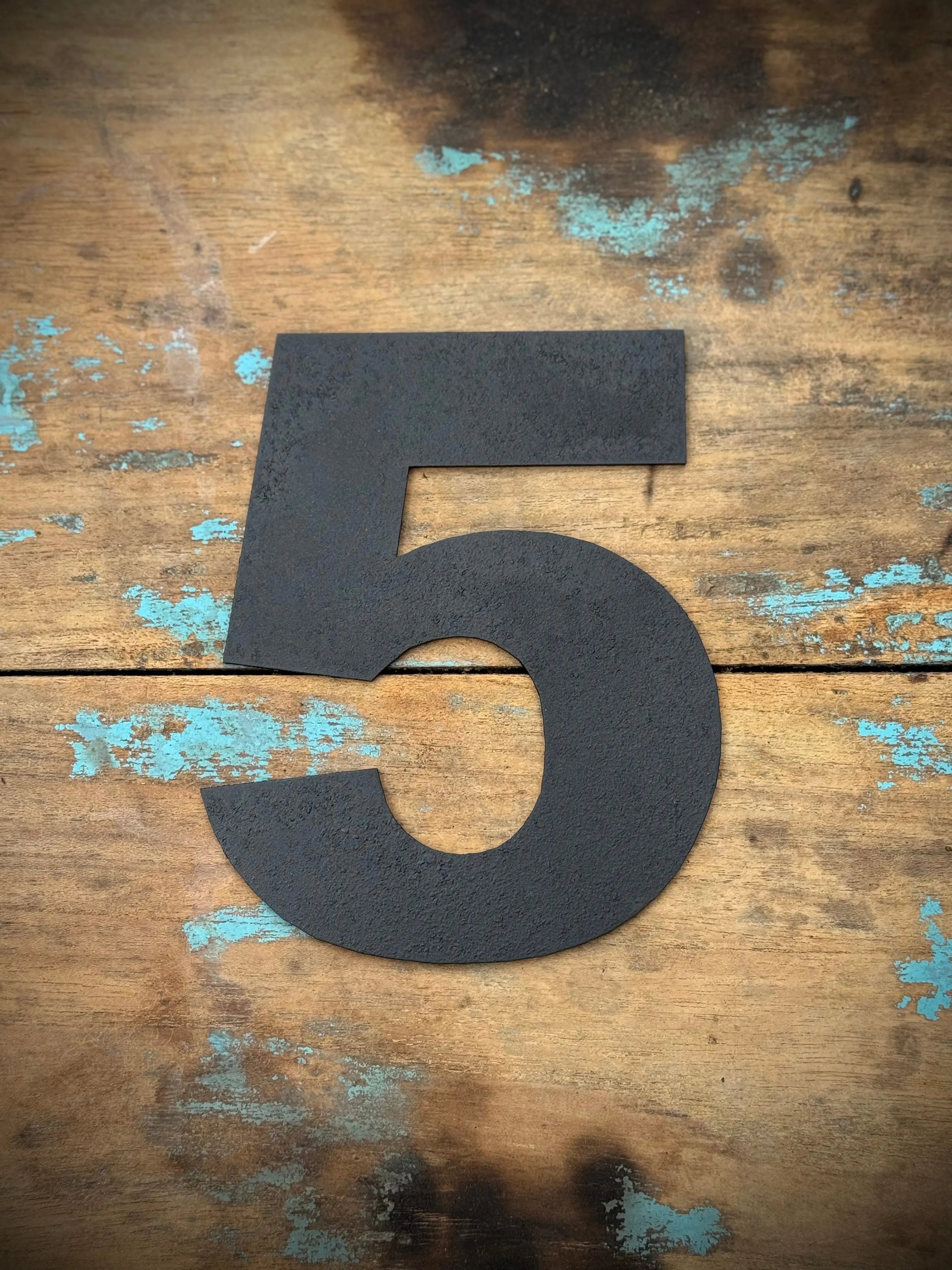 Rustic Black Metal Letters – Industrial Steel Wall Decor by Rustic Warehouse