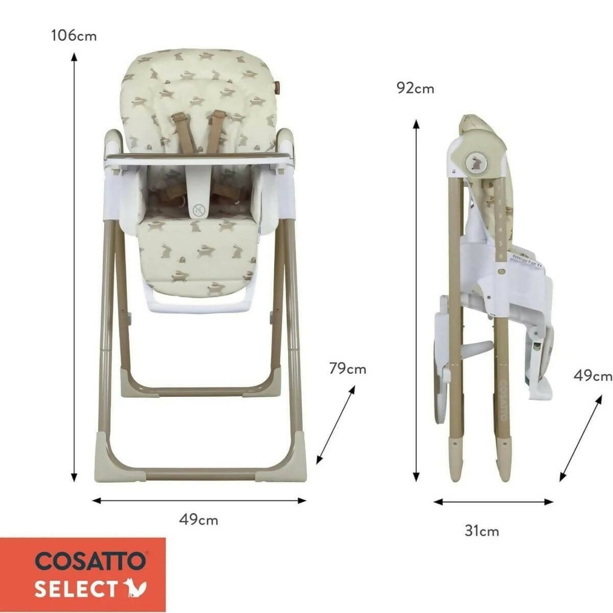 Cosatto Pip 0+ Highchair - Faraway