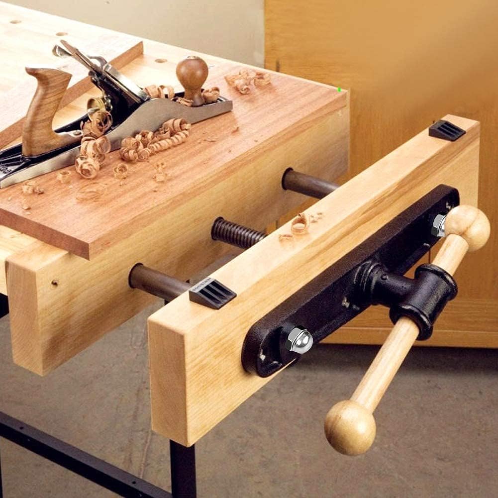 Massive Discounts 10.5" Steel Woodworking Vise – Heavy Duty Bench Clamp