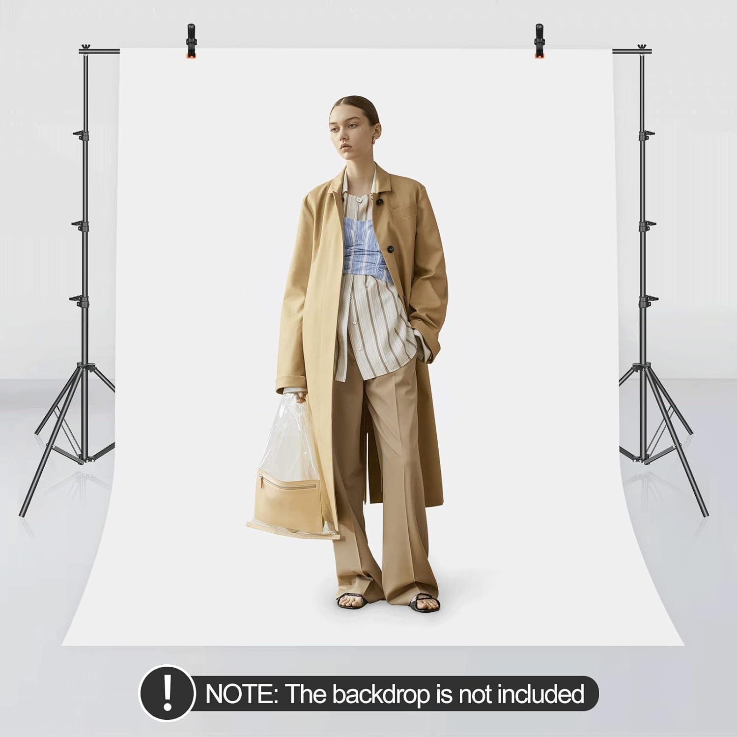 EMART 10x12ft Heavy Duty Photo Backdrop Stand | Adjustable Support Kit