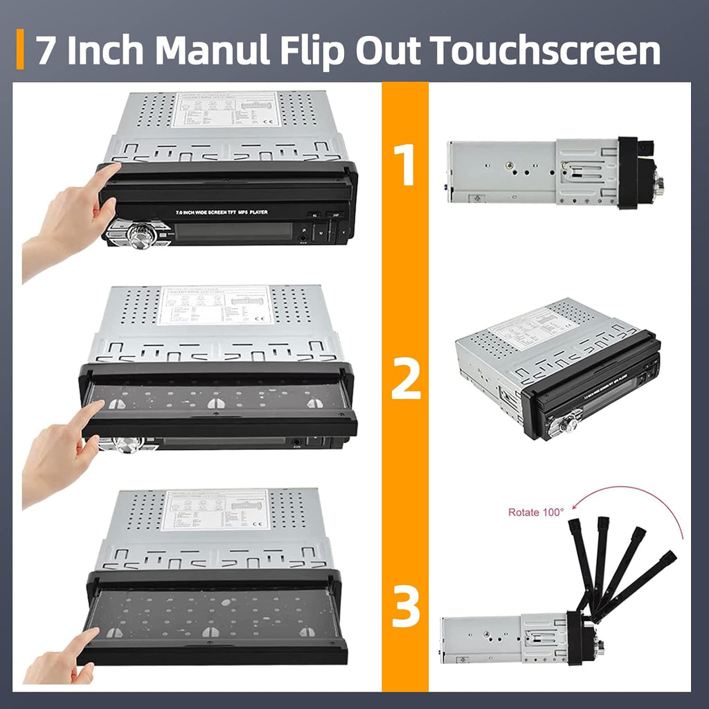 Massive Discounts 7" Single Din Car Stereo | CarPlay & Android Auto