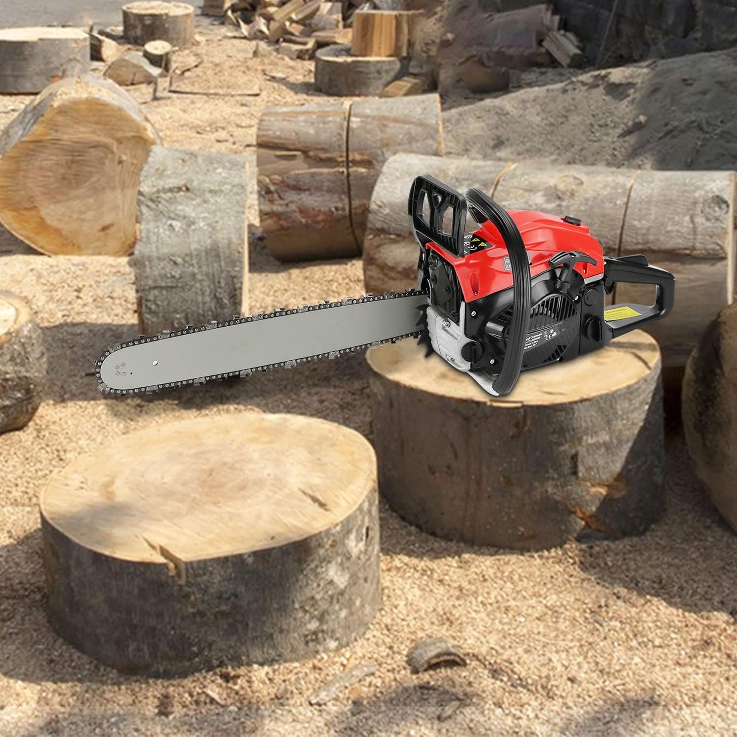 Massive Discounts 16-Inch Chainsaw Chains | 3/8" Pitch 56DL 4-Pack