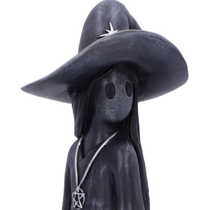 Nemesis Now Little Souls Sparkle Witch Figurine with Frog – 11.5cm