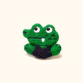 LuLuFun Studio NINIGOGO EGO Needle Felted Brooch – Handmade Fluffy Pin