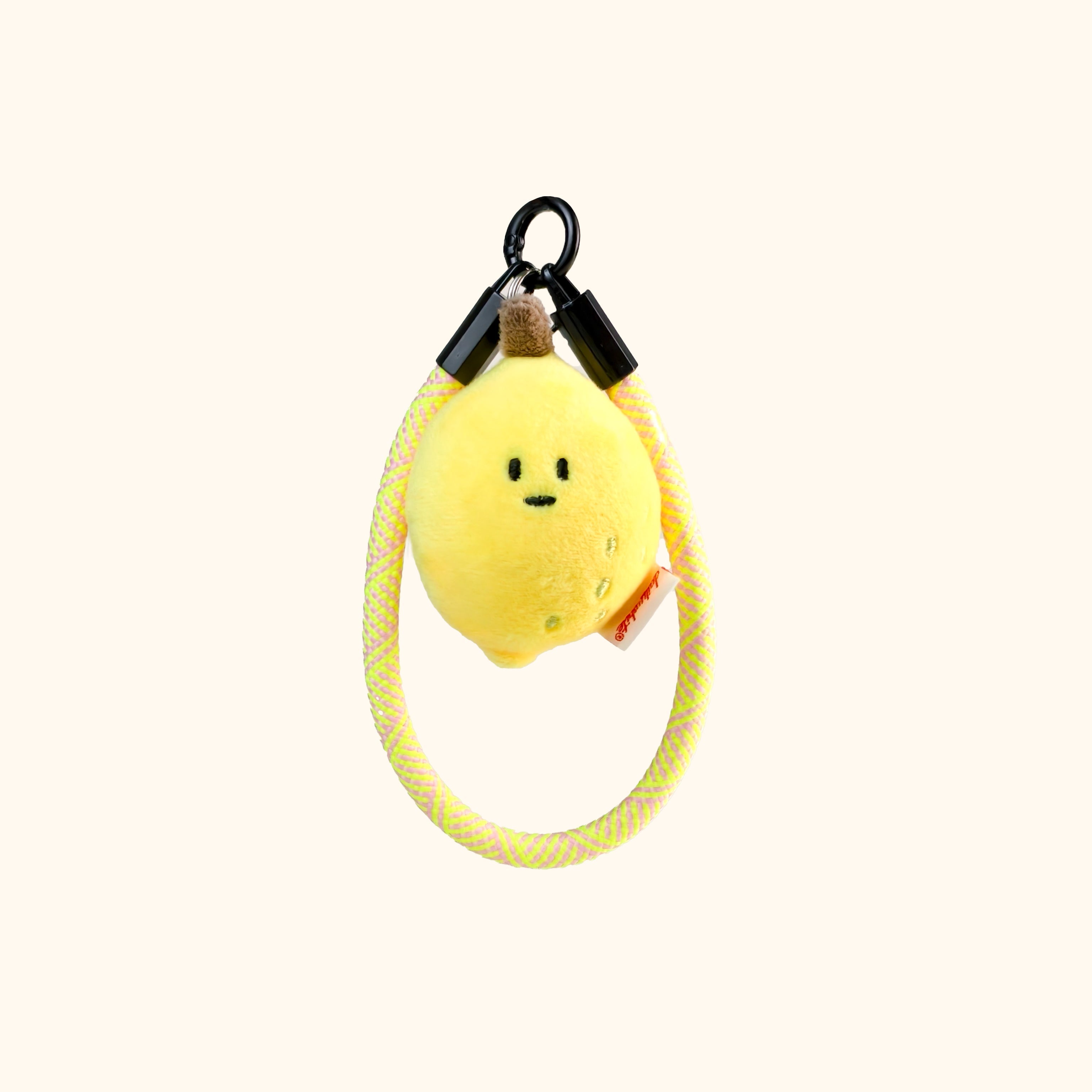 LuLuFun Studio Lemon Plush Bag Charm – Cute Yellow Kawaii Keychain