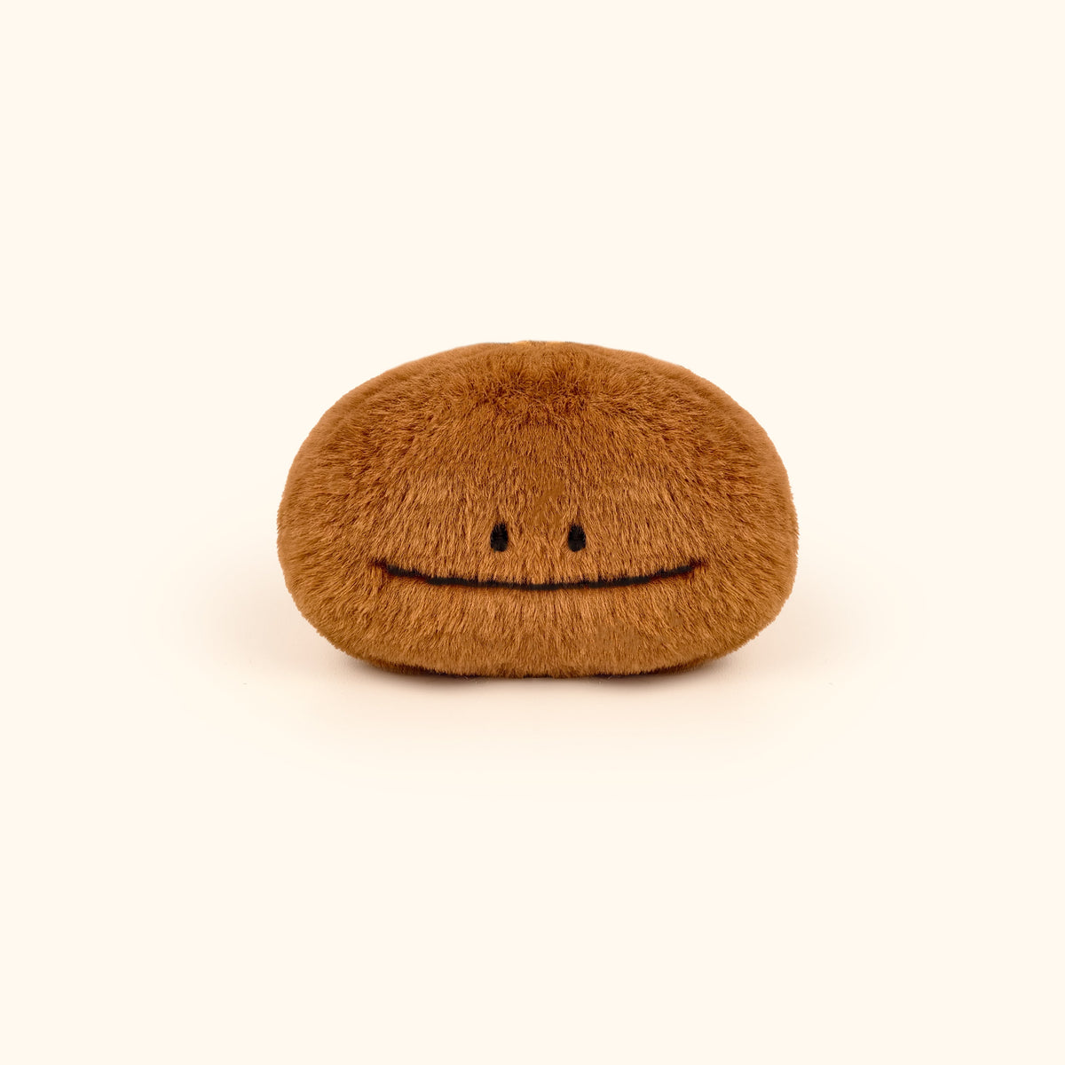 LuLuFun Studio Coffee Bean Plush Bag Charm – Scented Keychain Brown