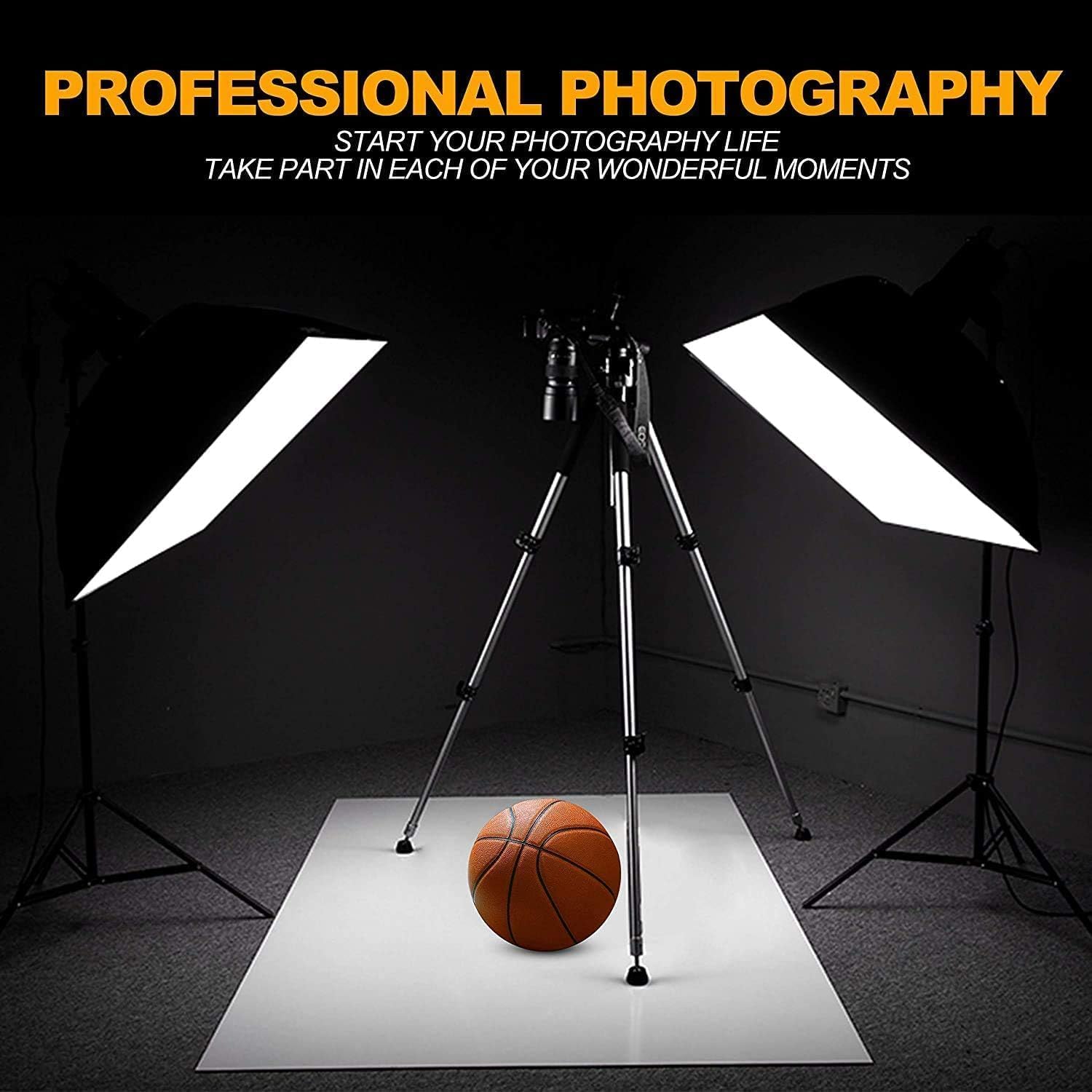 EMART 20x28 Softbox Lighting Kit – 50W LED Studio Light with Stand