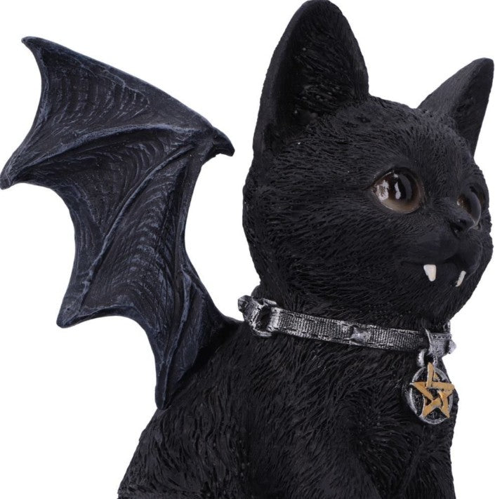 Nemesis Now Vampuss Black Bat Cat Figurine – Gothic Polyresin 16cm
