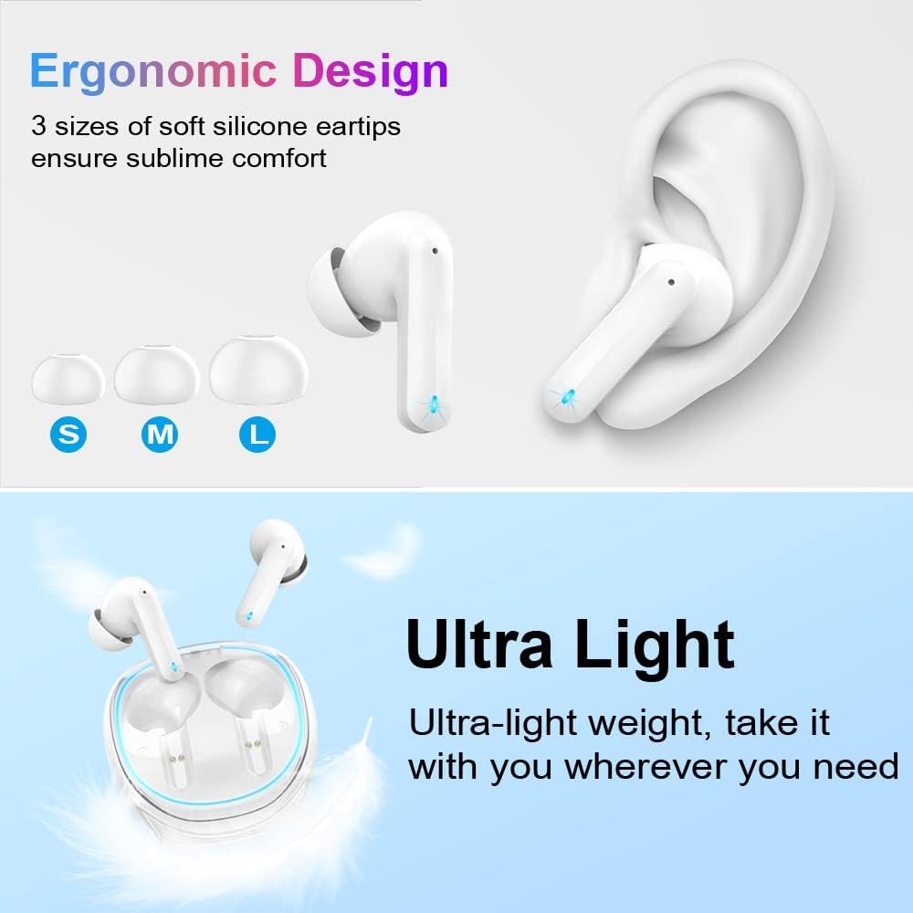Massive Discounts H68 Wireless Earbuds | Bluetooth 5.3 Gaming Headphones