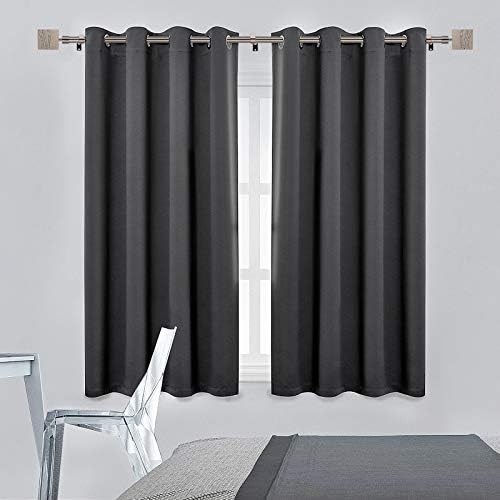 Massive Discounts Black Nickel Curtain Pole | Adjustable 130-240cm